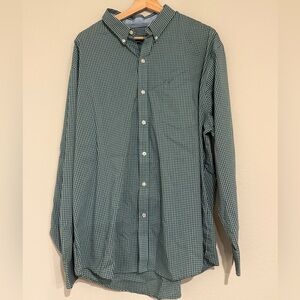Men's Green Button-Down Shirt